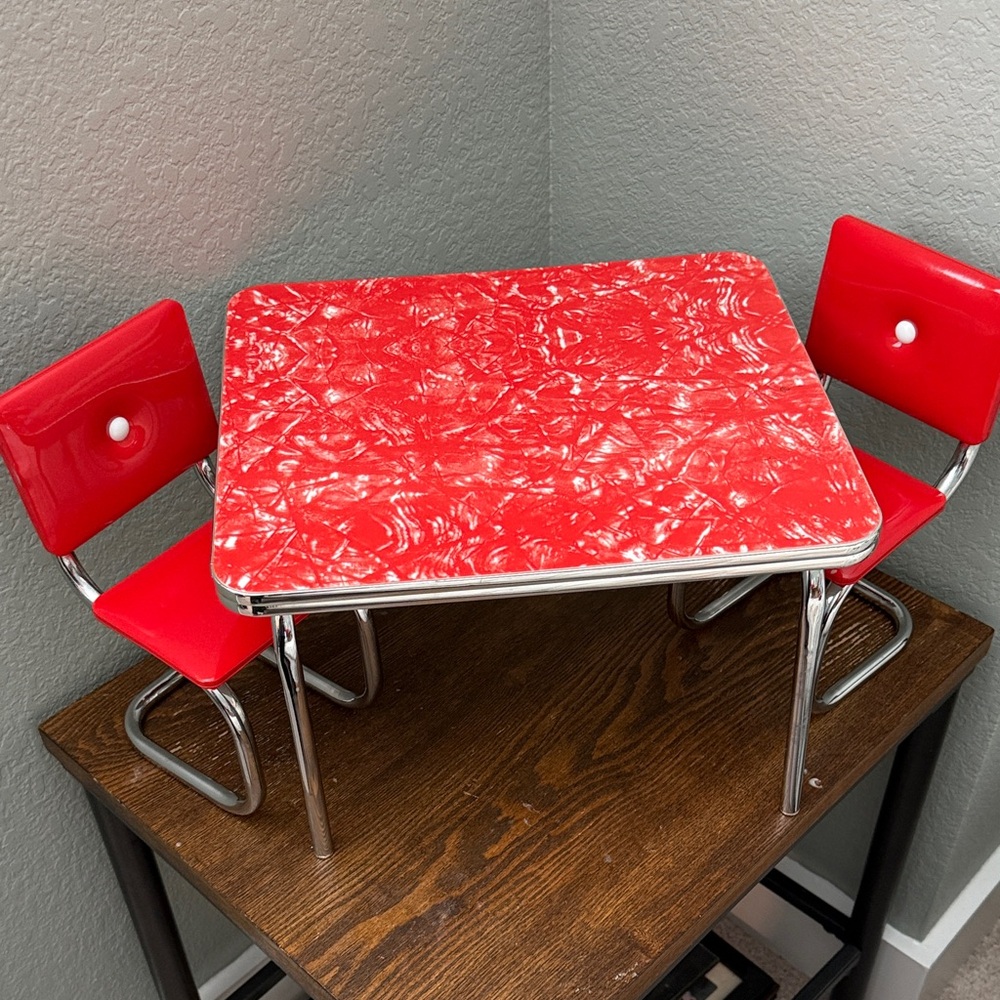 American Girl Molly table
